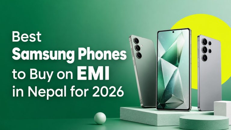 Samsung mobile phones on EMI in Nepal